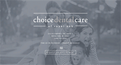 Desktop Screenshot of choicedentalcaremi.com