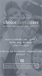Mobile Screenshot of choicedentalcaremi.com